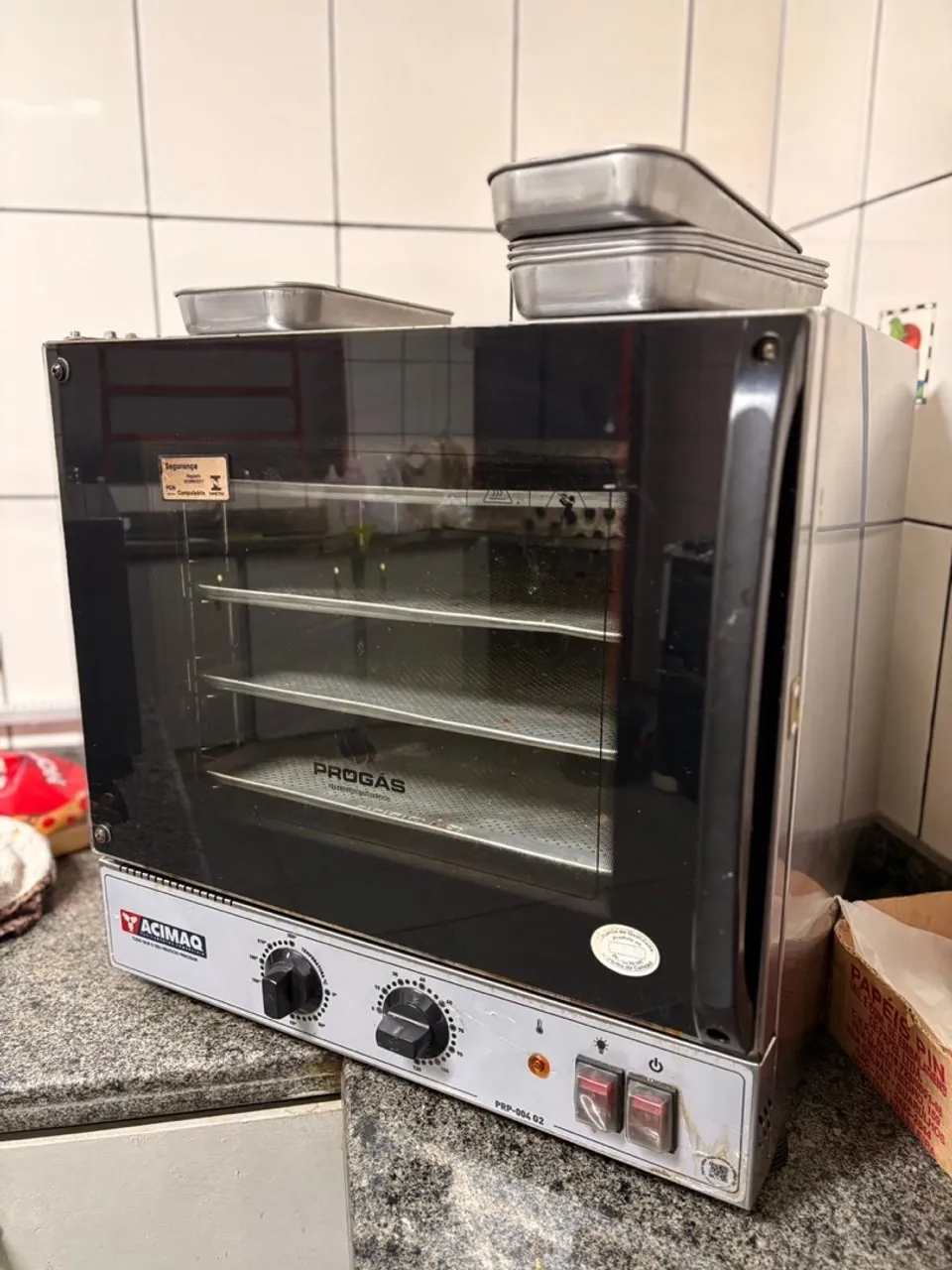 Forno Elétrico Industrial ACIMAQ PROGAS