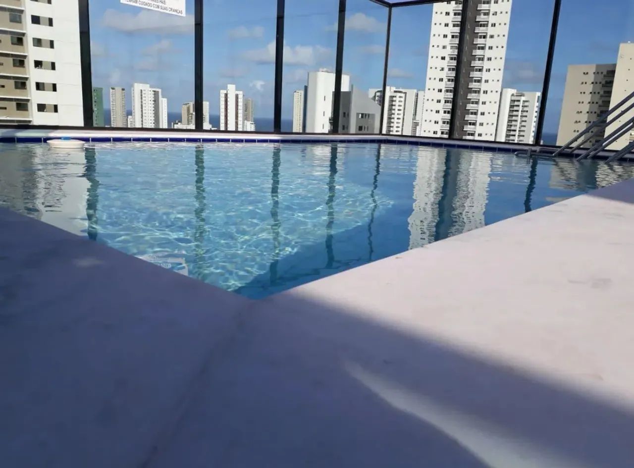 Apartamento Temporada com Piscina em Frente ao Mar