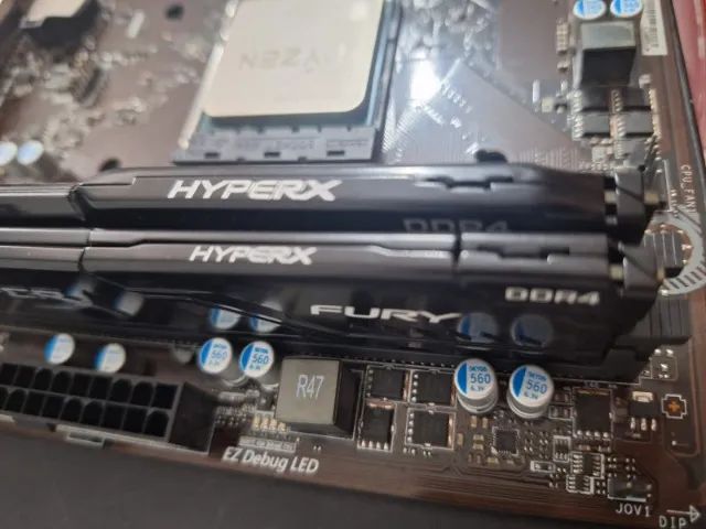 Kit Ryzen 5 2600 + 8x2gb kingston ddr4 2400mhz + A320M granade MSI - Foto 3