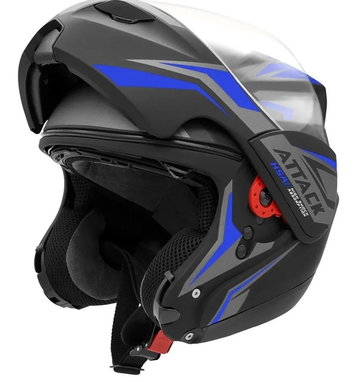 Capacete Pro Tork Attack HSA Escamoteável com Viseira Solar - Tamanho 58