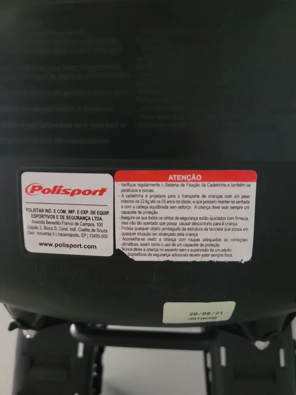 Cadeirinha para Bicicleta - Foto 3