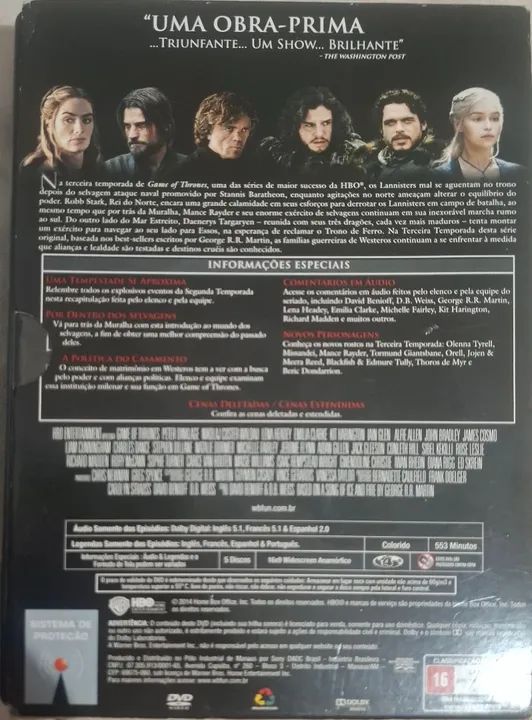 Game of Thrones 3 temporada completa box - Foto 2