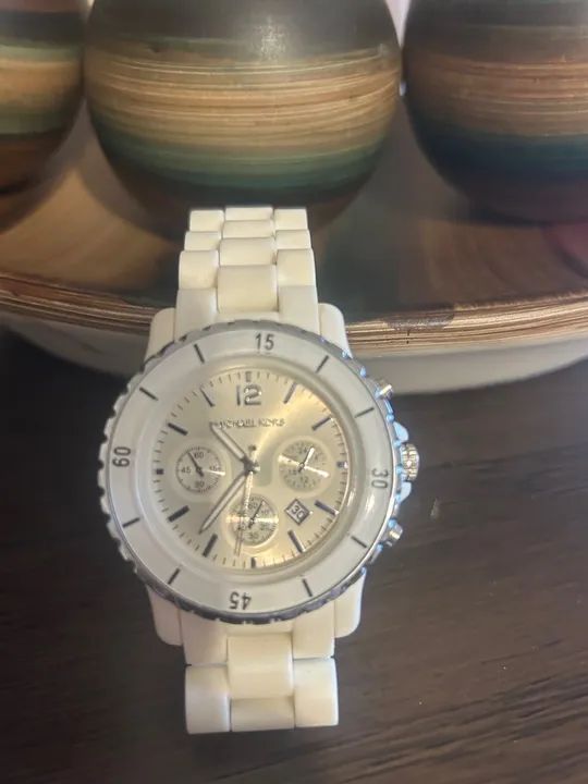 Relógio Michael Kors feminino branco