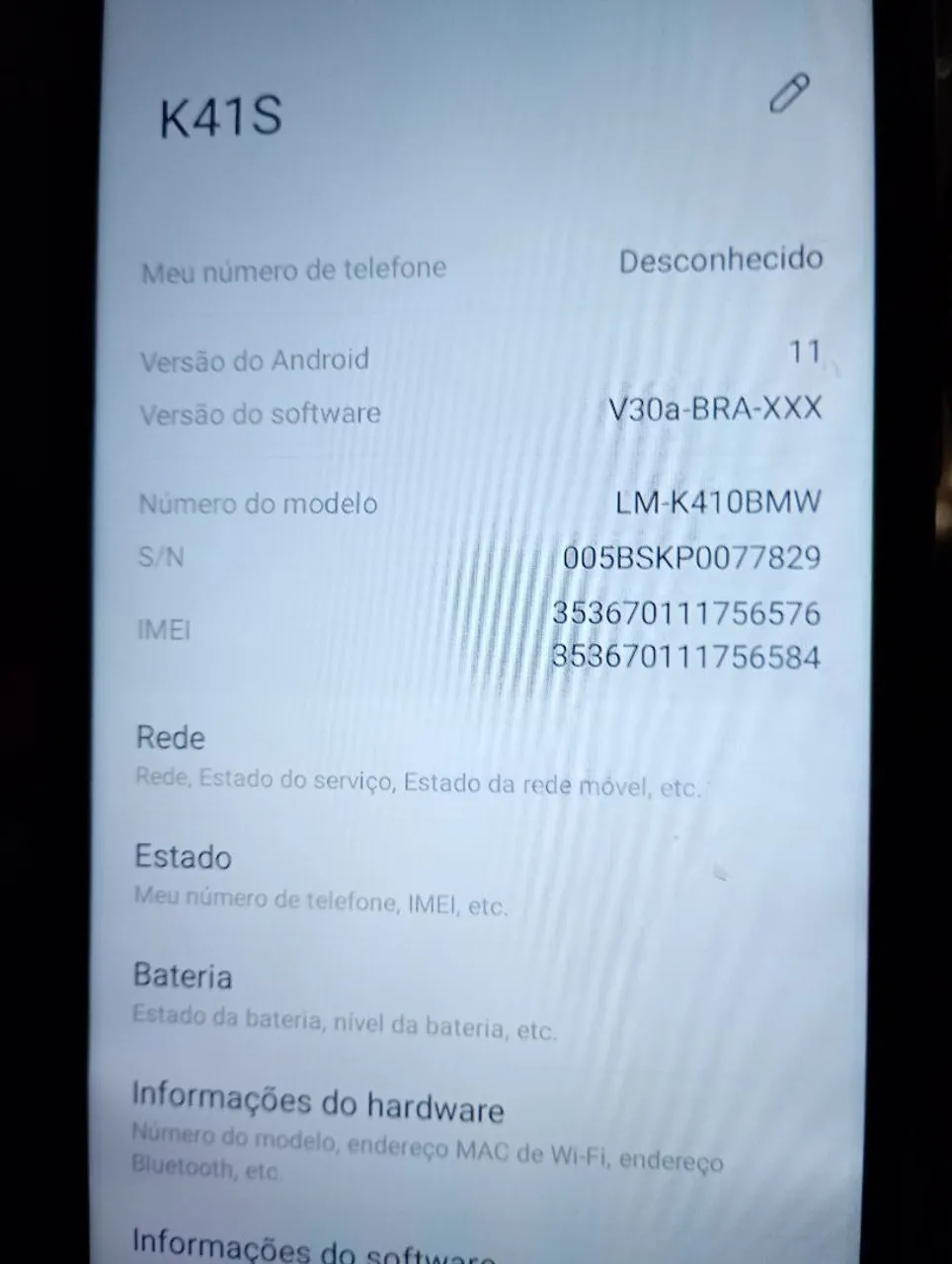 Vendo celular lgk41s
