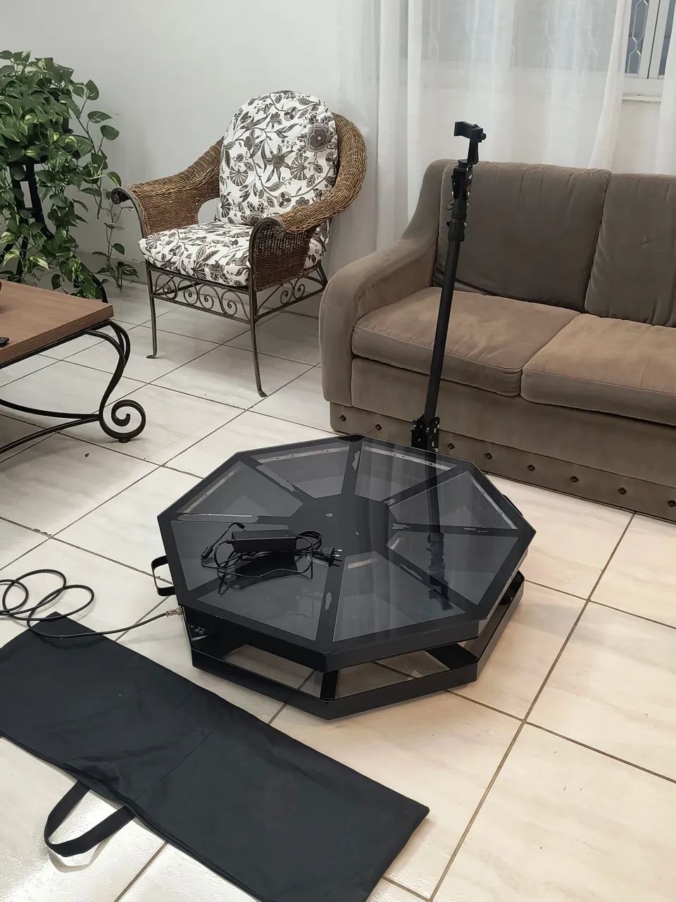 Plataforma Giratória 360° para Fotos e Vídeos