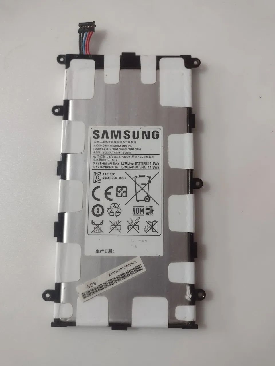 Bateria tablet Samsung Galaxy tab 2 