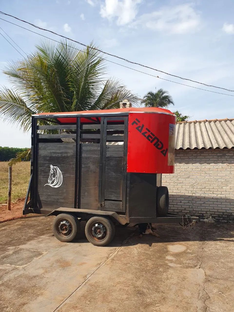 Vendo ou troco trailer de 1 animal documentado 