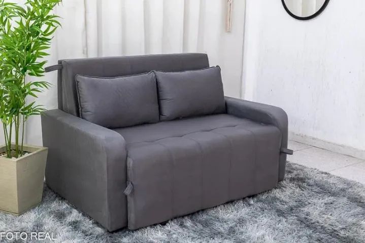 Sofá Cama Amora New Larg. 1.37m - Entrega Rápida Produto Novo 