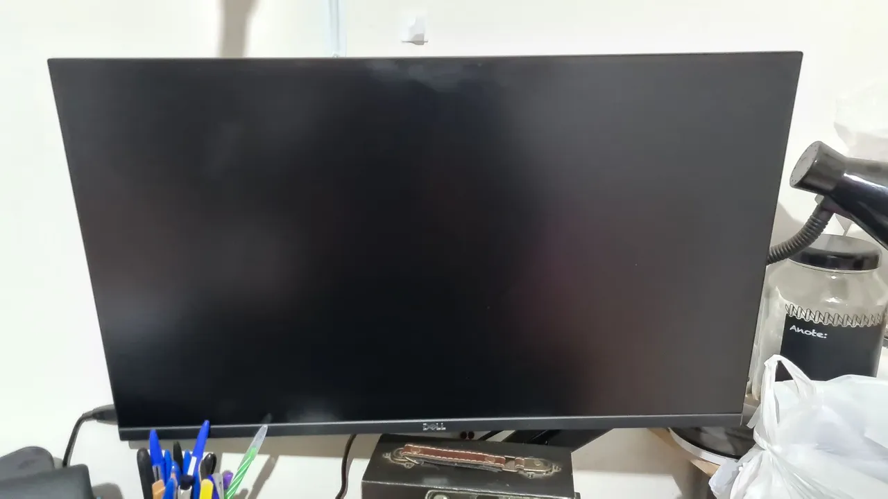 Monitor Dell 27" P2719H + Suporte Articulado Ergonômico - Excelente Estado!