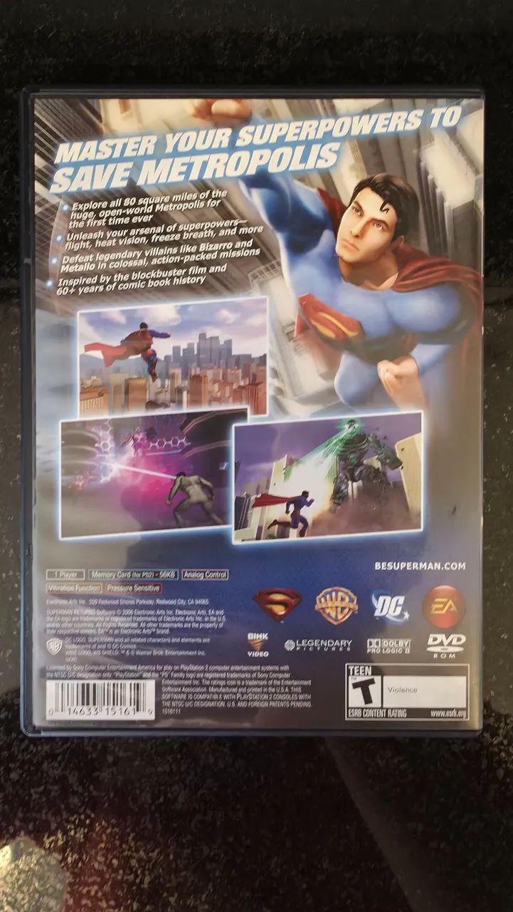 Superman Returns PS2 - Original americano COMPLETO - Foto 3