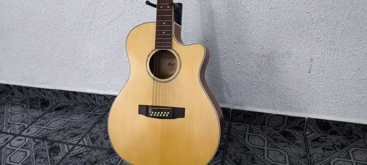 Violão Cort GA-MEDX-12 | Folk | 12 Cordas | Eletro Acústico | Open Pore Natural - Foto 3