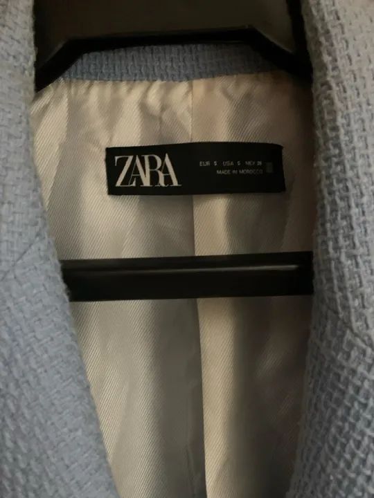 Blazer luxo acinturado Zara - tamanho P - Foto 2