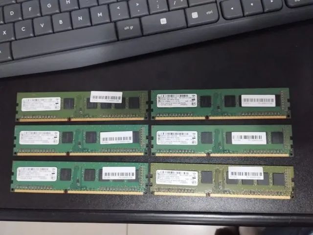 Kit de 6 memórias DDR3 de 4GB