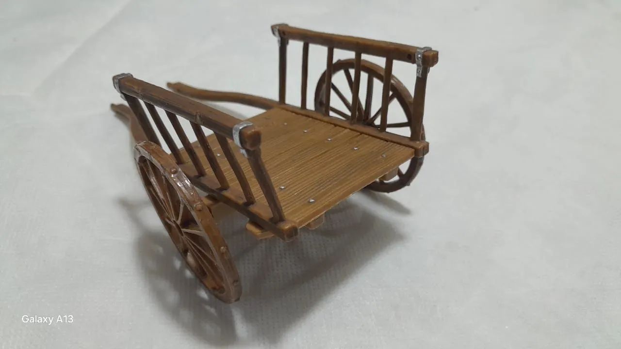 Miniatura de carroça/carro de boi - Foto 5