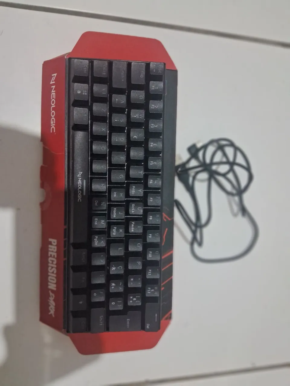Teclado Mecânico Gamer RGB 60% Neologic precision DARK