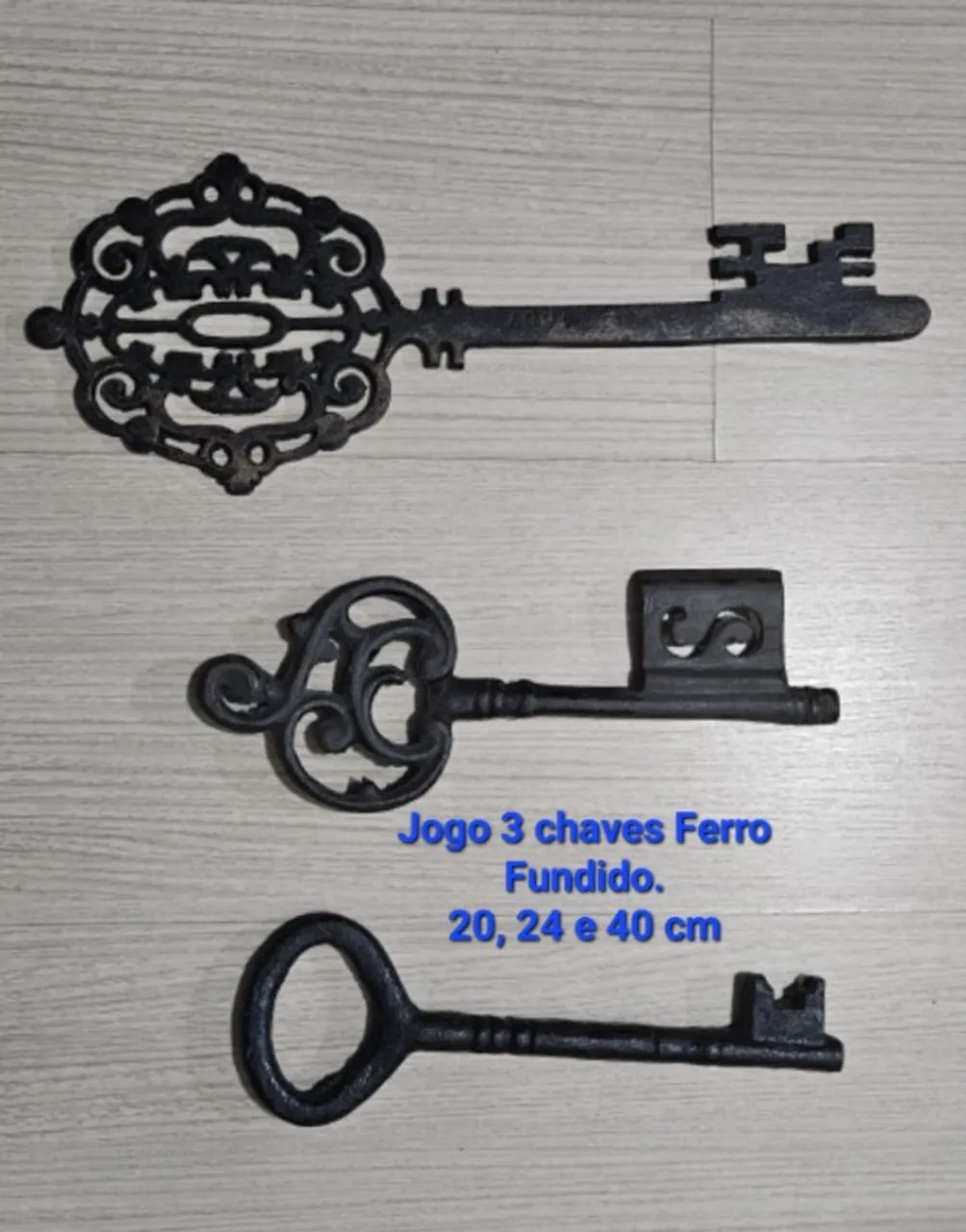 Chaves Decorativas Ferro Fundido