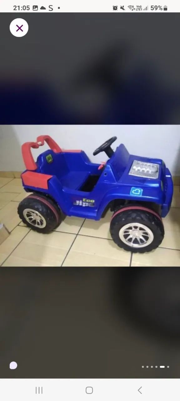 jeep eletrico infantil bandeirantes