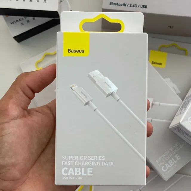 Carregador de IPhone Cabo Baseus USB / Lightning (2 metros)