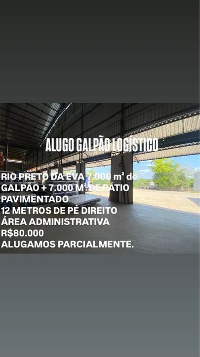 GALPÂO LOGISTÍCO 14.000M² - RIO PRETO DA EVA