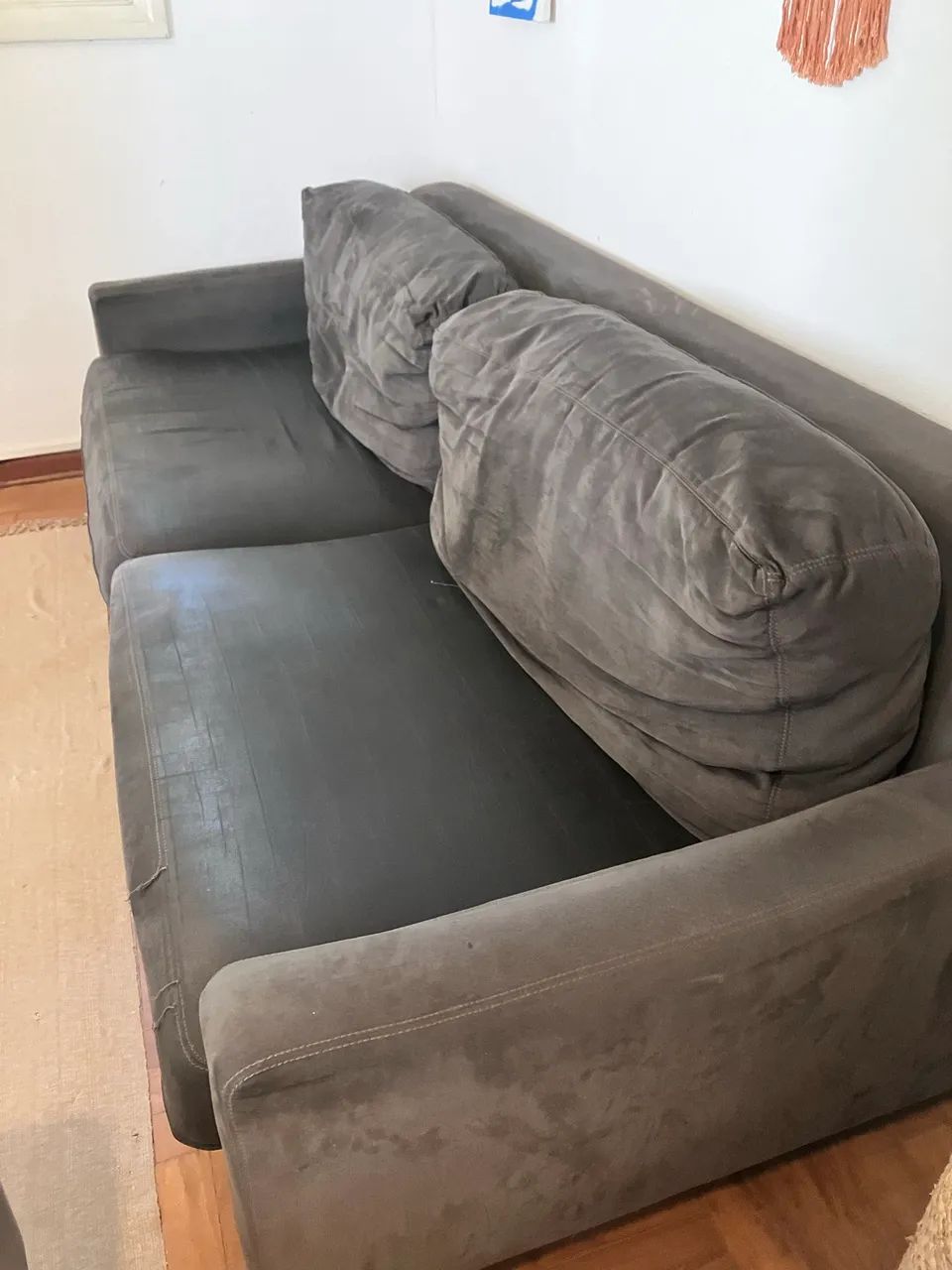 Sofá Etna Suede Usado417563136817244163