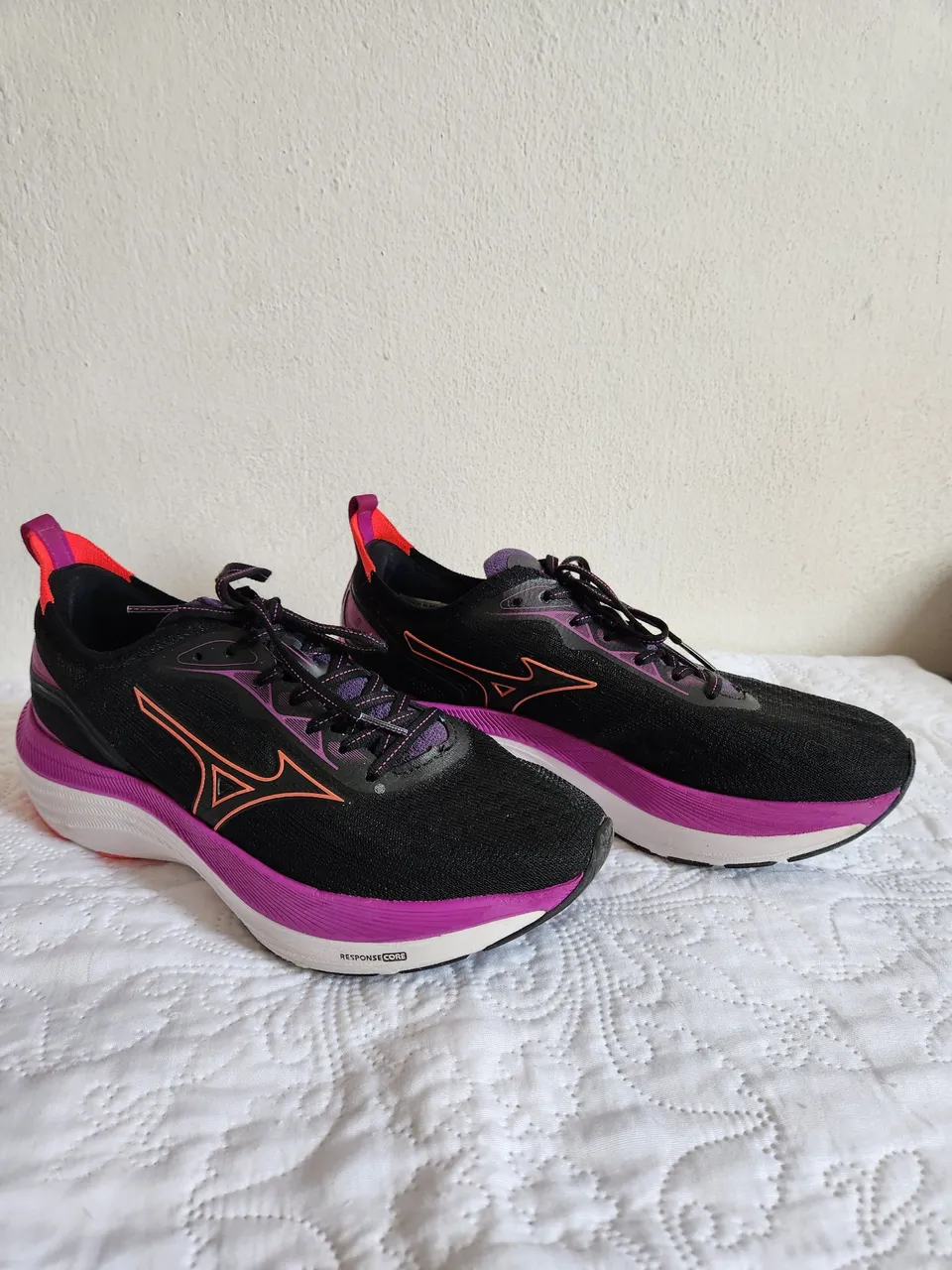 Tênis Feminino Mizuno Advance - Preto+Pink número 37 SEMINOVO