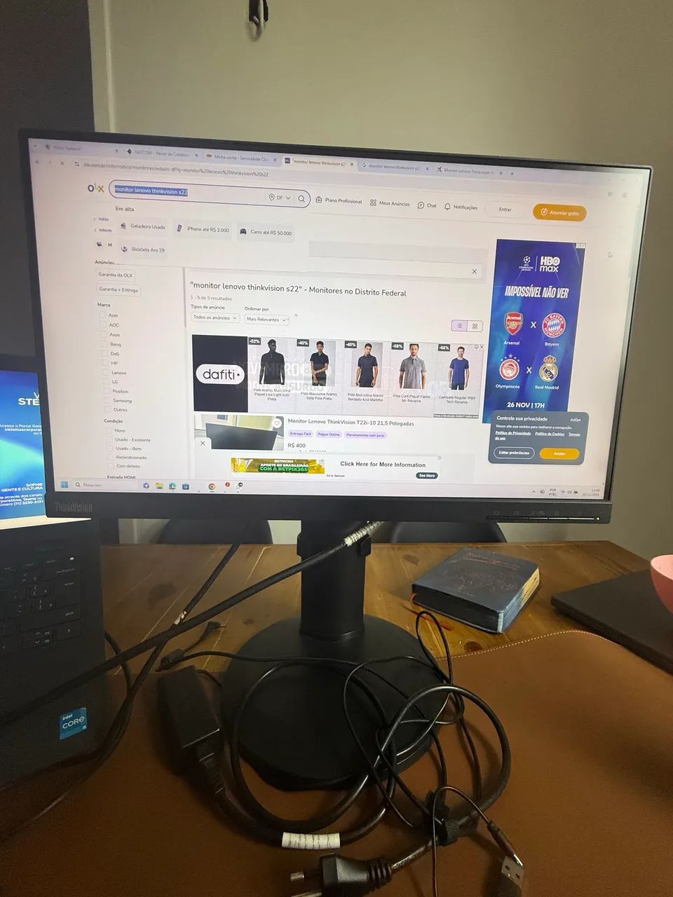 Monitor Lenovo ThinkVision s22