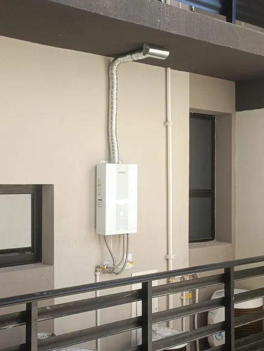 Instalação de aquecedor a gás 