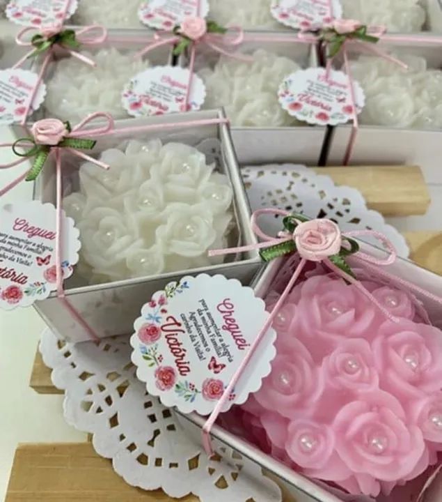 Caixa de Flores de Sabonete para Decoração - Foto 2