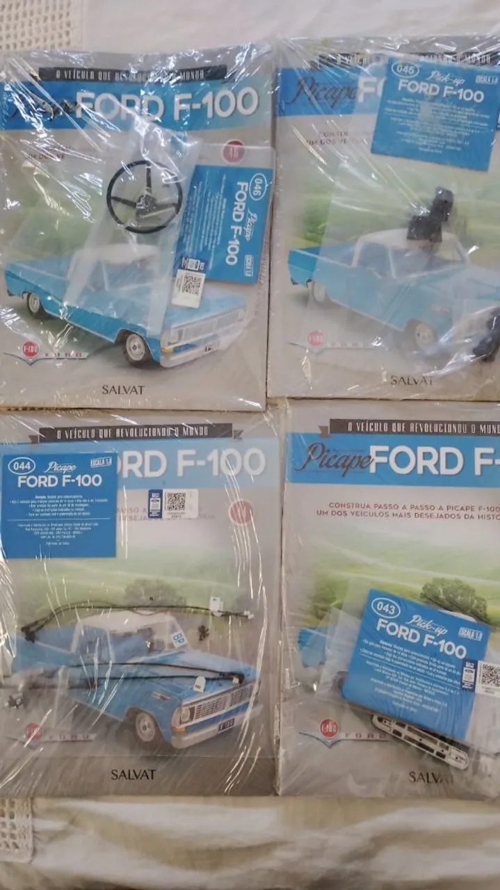Fascículos colecionáveis Picape FORD F-100 editora Salvat