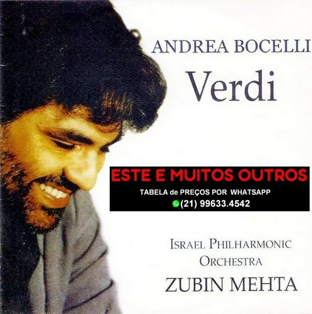 4 Cds do cantor Andrea Bocelli - Foto 4