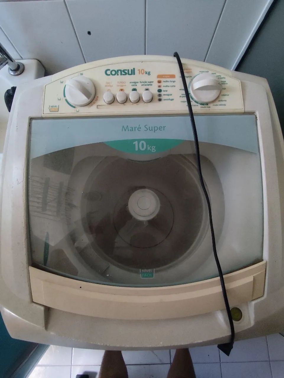 Máquina de lavar 10kg Maré Consul usada