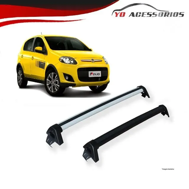 Rack Novo Palio Attractive/sport 4p Preto Ou Prata