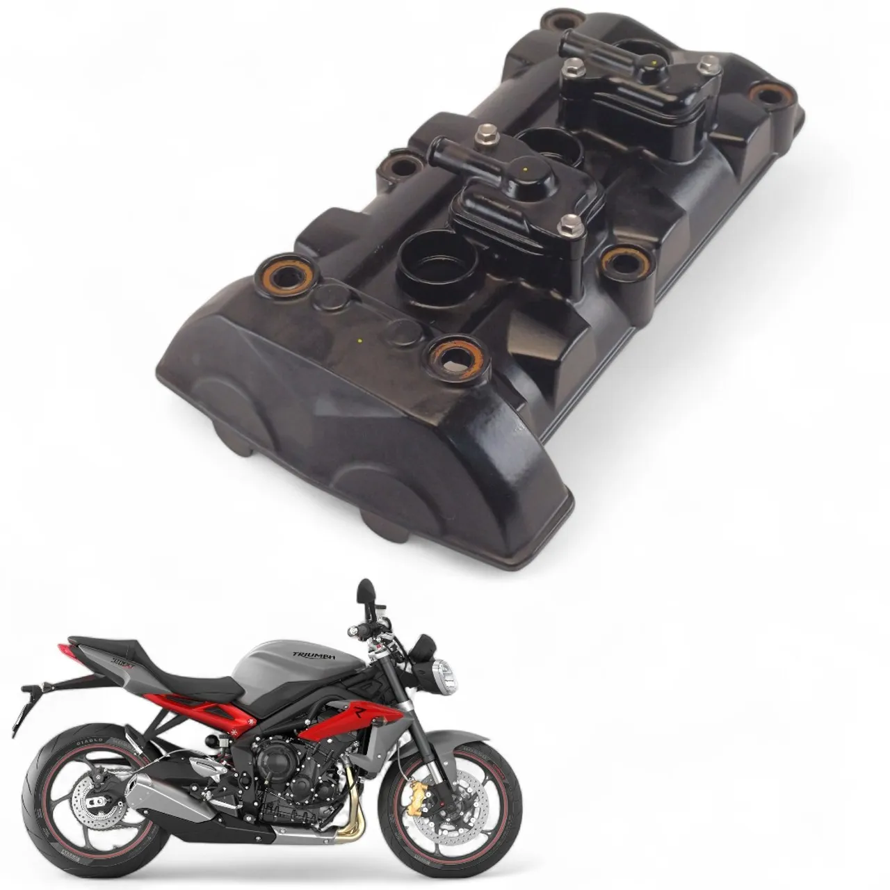 Tampa Cabeçote Triumph Street Triple 675 2013 2014 2015 2016