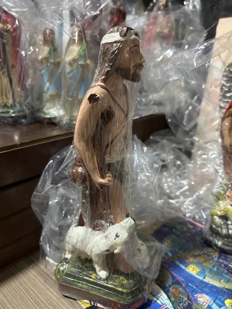 Imagem de São Lázaro com 22cm x 7cm - Foto 3