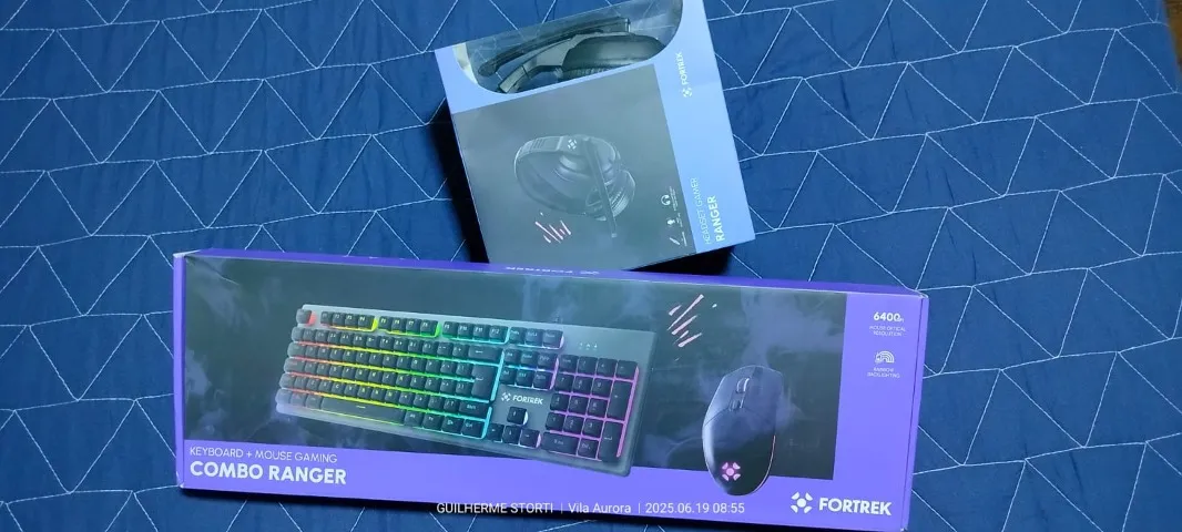Kit Combo Ranger (keyboard + Mouse Gaming + Headset) Fortrek