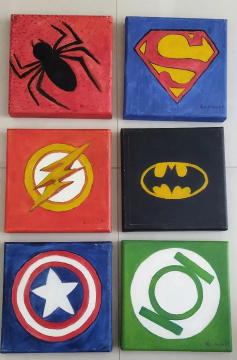 Quadros super heróis