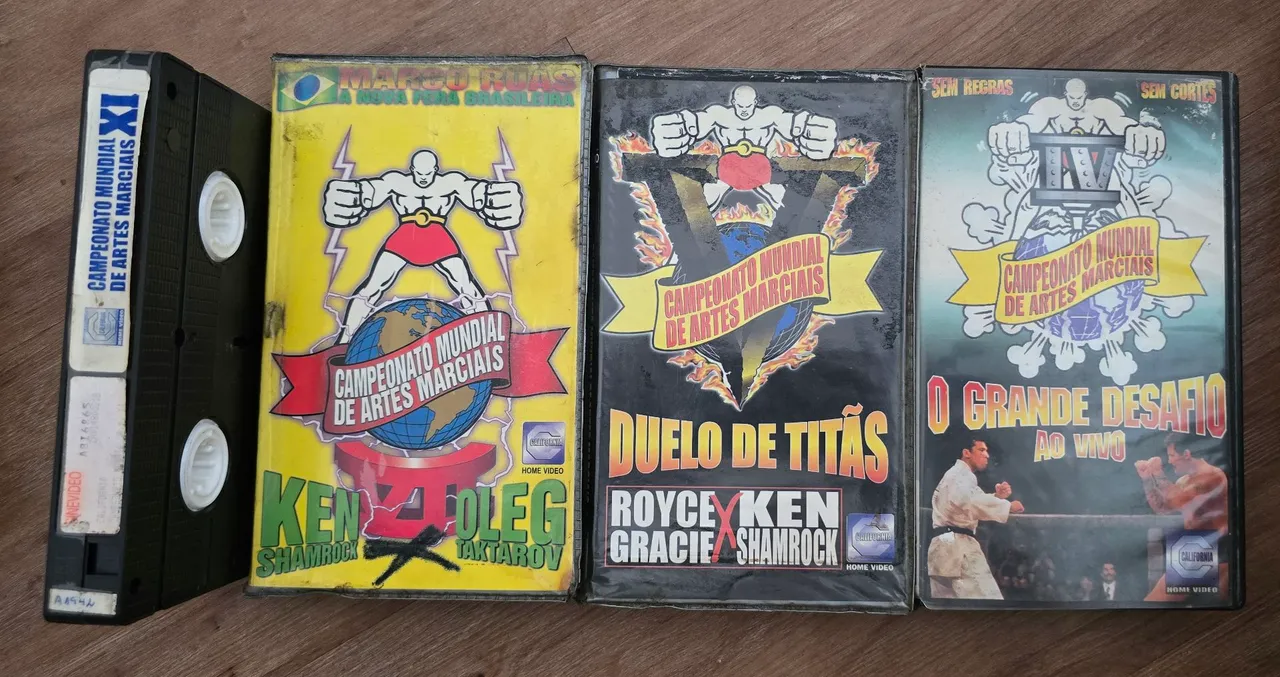 Coleção UFC de Fitas VHS - Artes Marciais