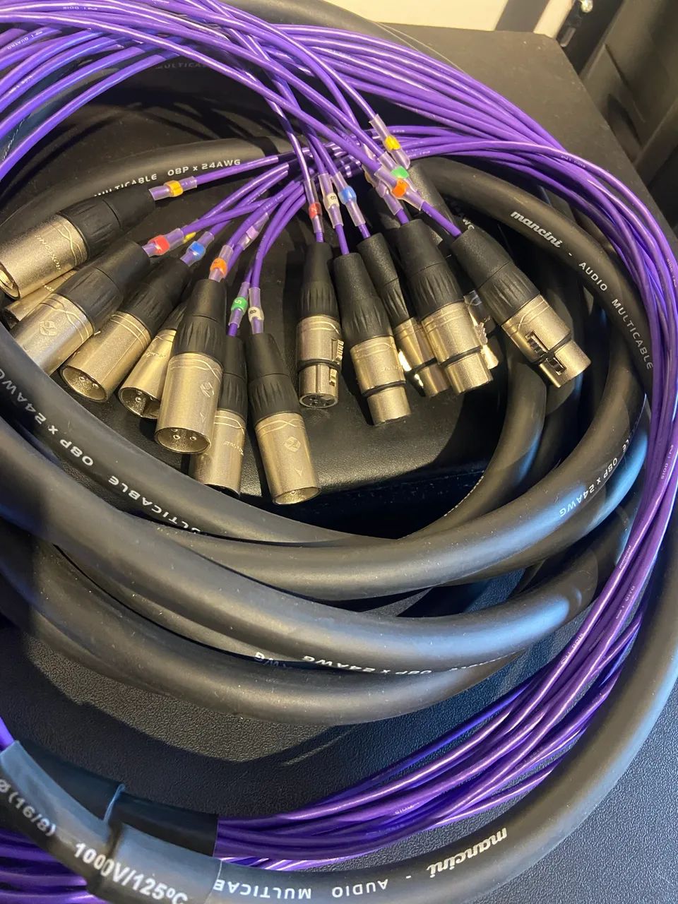 Multivia Subsnake  8 Vias Mancini 10 Metros Conectores Roxtone  - Foto 3
