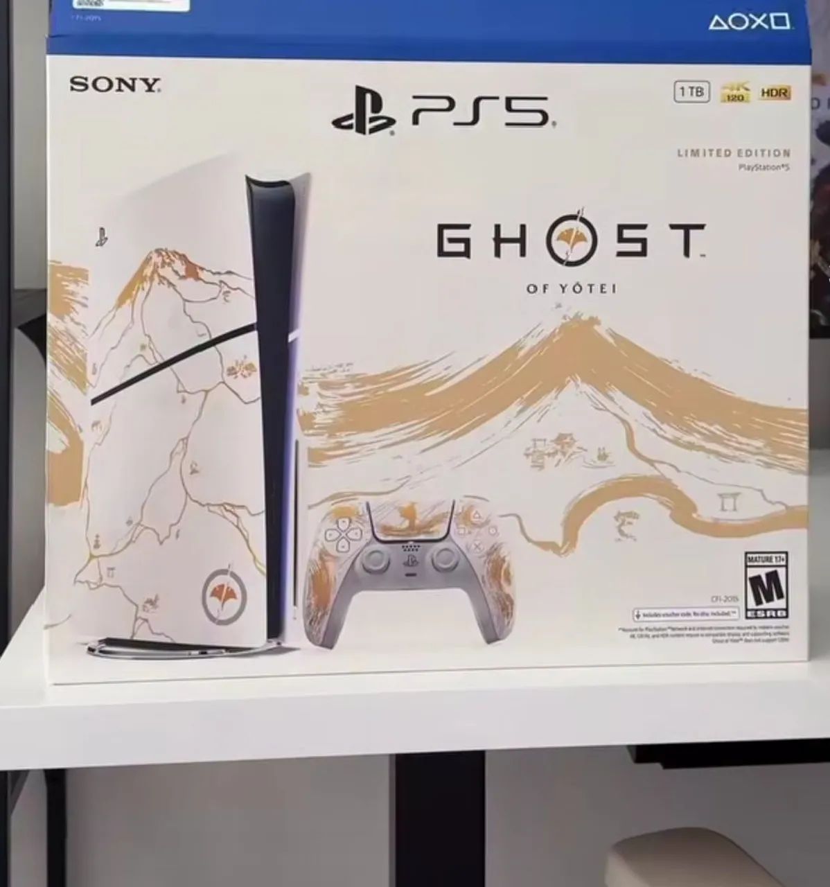 PS5 Ghost of Yotei lacrado 1 TB com leitor 
