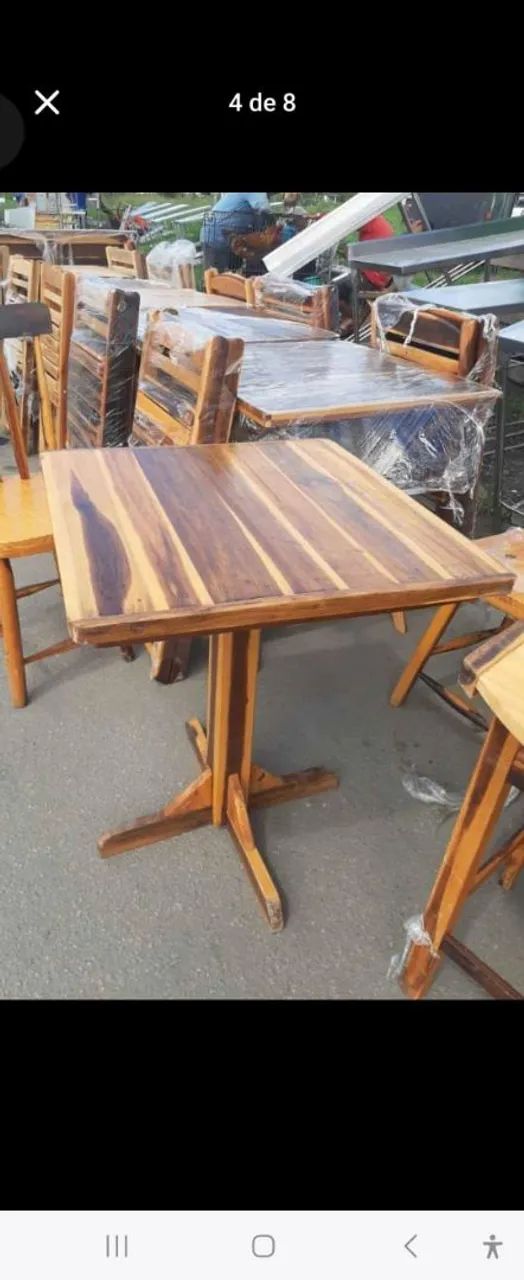 Conjunto Bistrô Dobráveis e fixo pronta entrega direto da fábrica - Foto 5