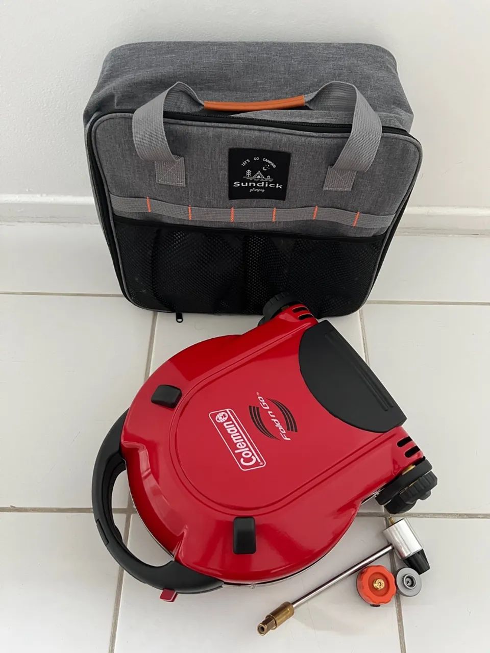 Fogareiro Portátil Coleman Fold N Go + Bolsa Térmica