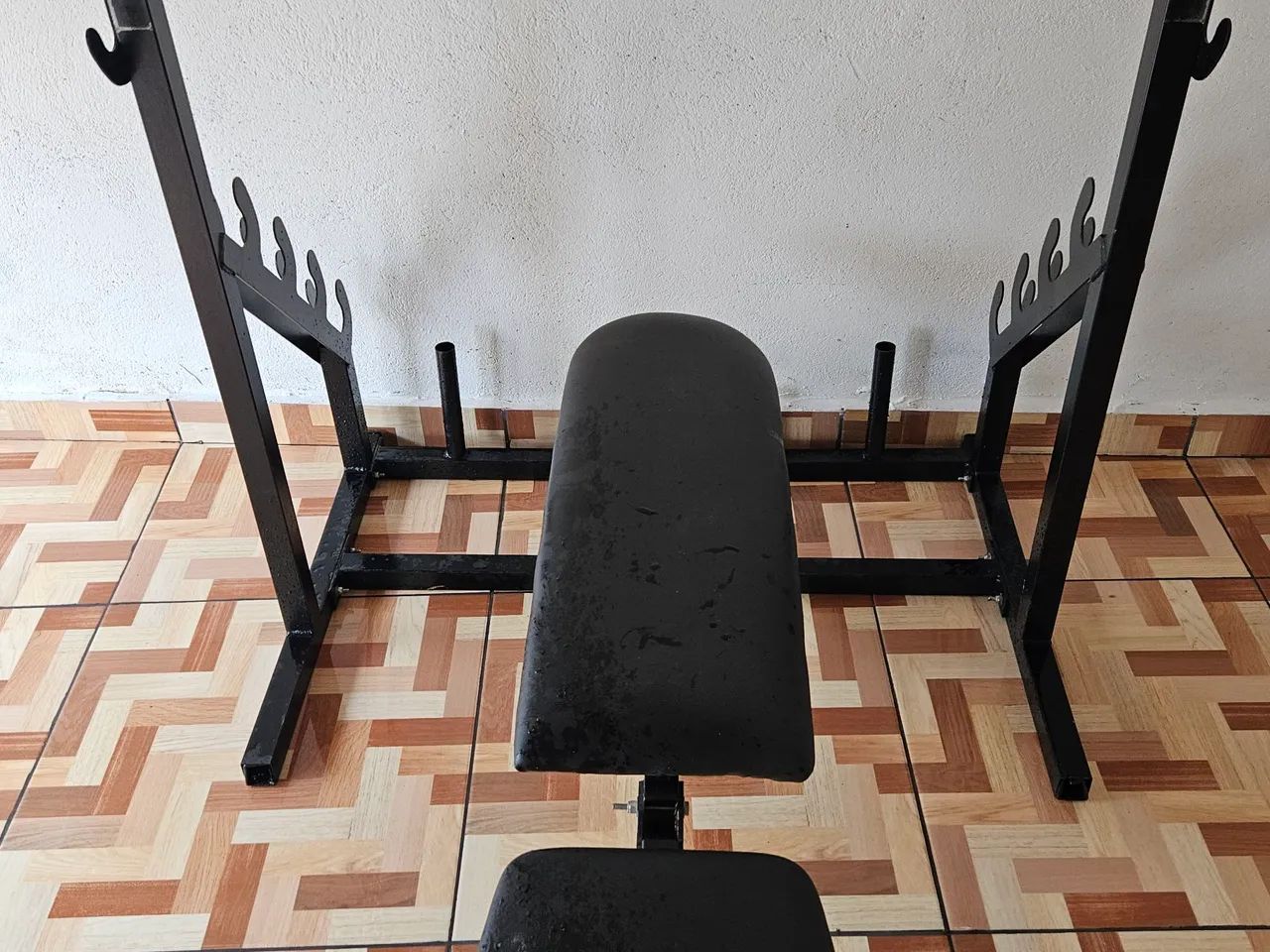 Suporte para Barra + Banco para Musculação - Foto 3