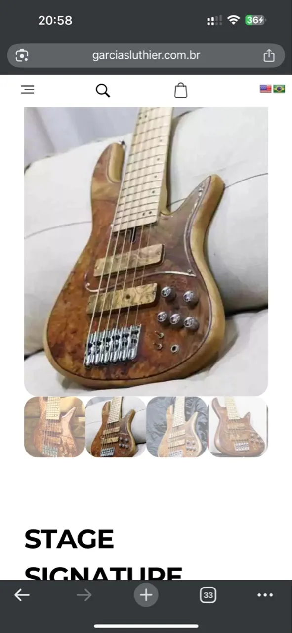 Garcias 6 cordas Stage Signature