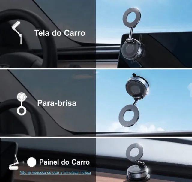 Suporte Magnético Dobrável 360 - Foto 5