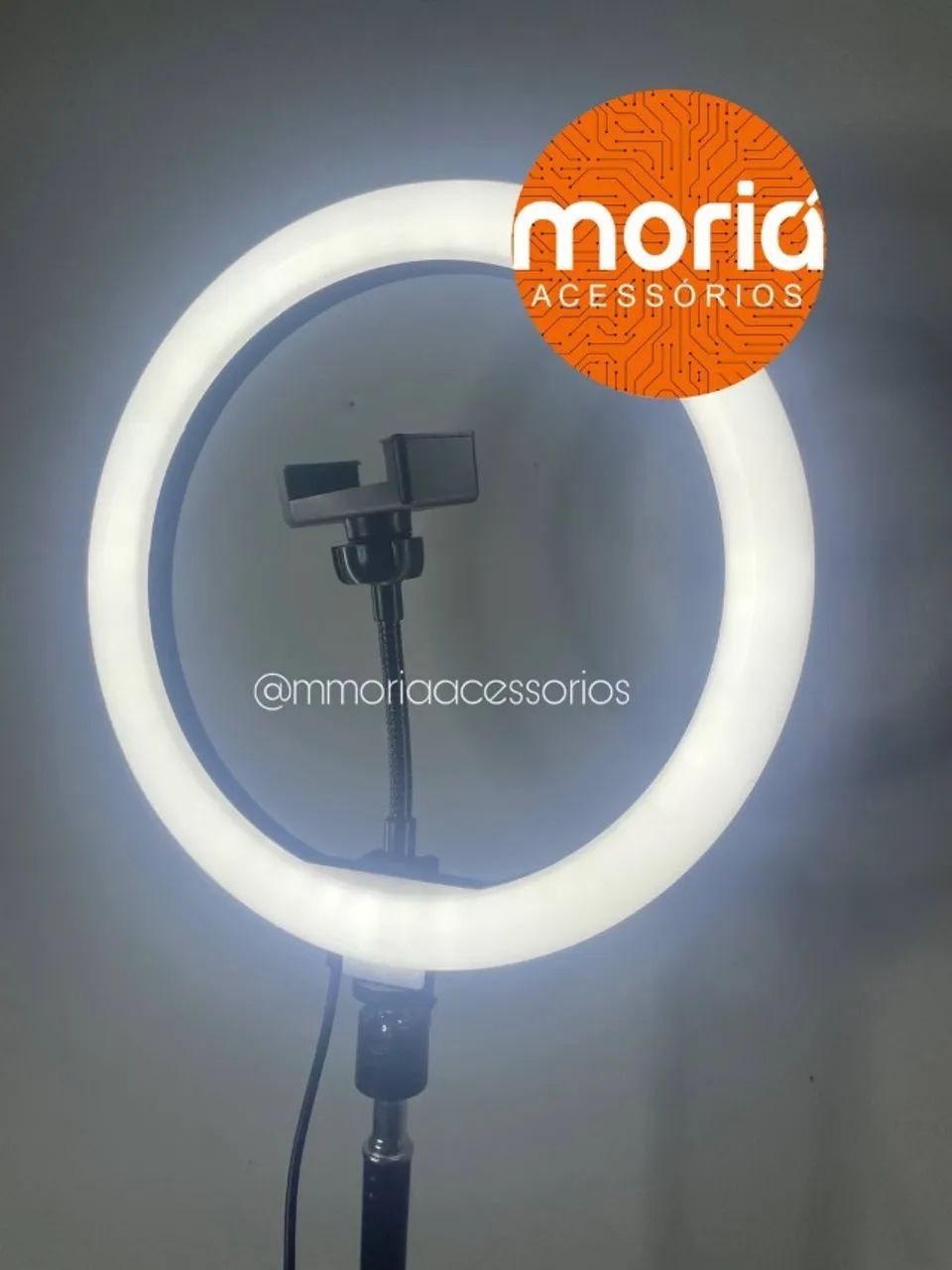 Ring Light Luz Rgb Aro 30cm 12 Polegadas + Tripé 2.10m - Foto 3