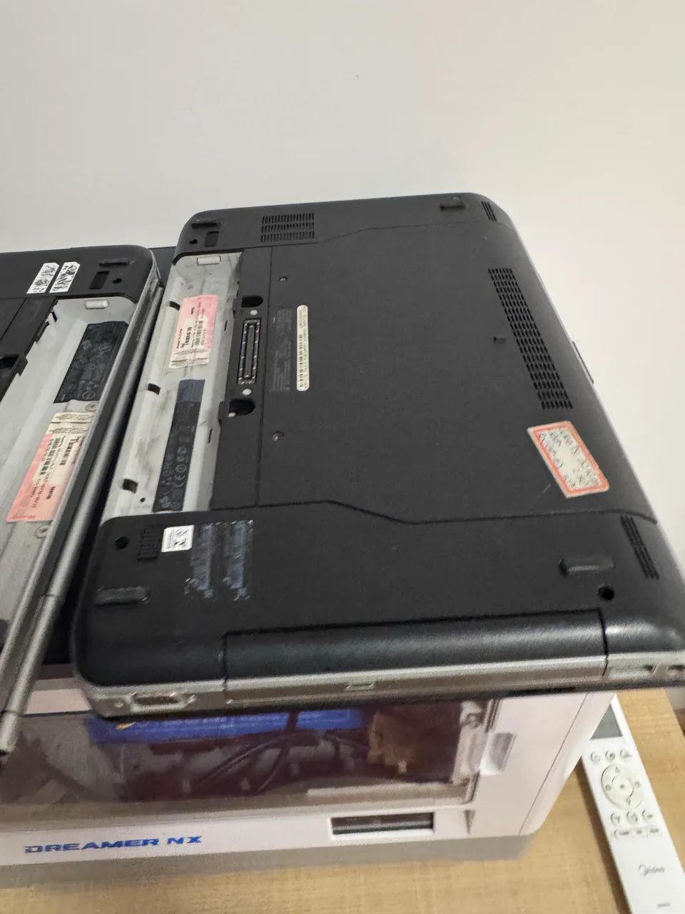 Notebook para retirar peças 