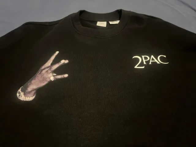 Moletom preto 2PAC (zara) - Foto 5