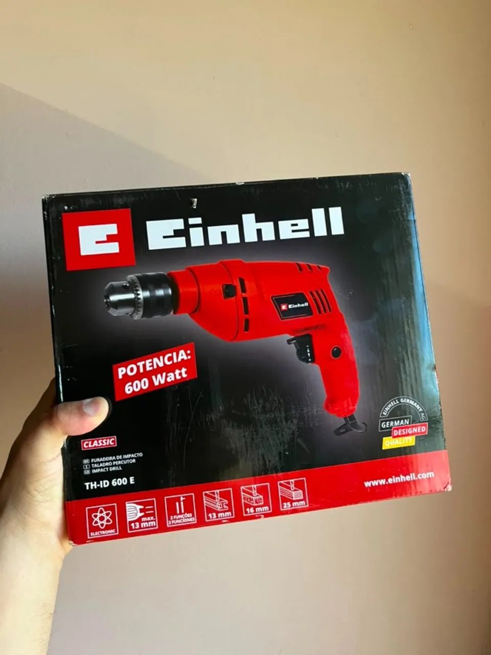 Furadeira e Parafusadeira einhell - Foto 2