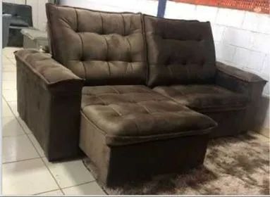 Sofá Reclinavel Espuma D33 2,30cm - Entregamos! - Foto 4