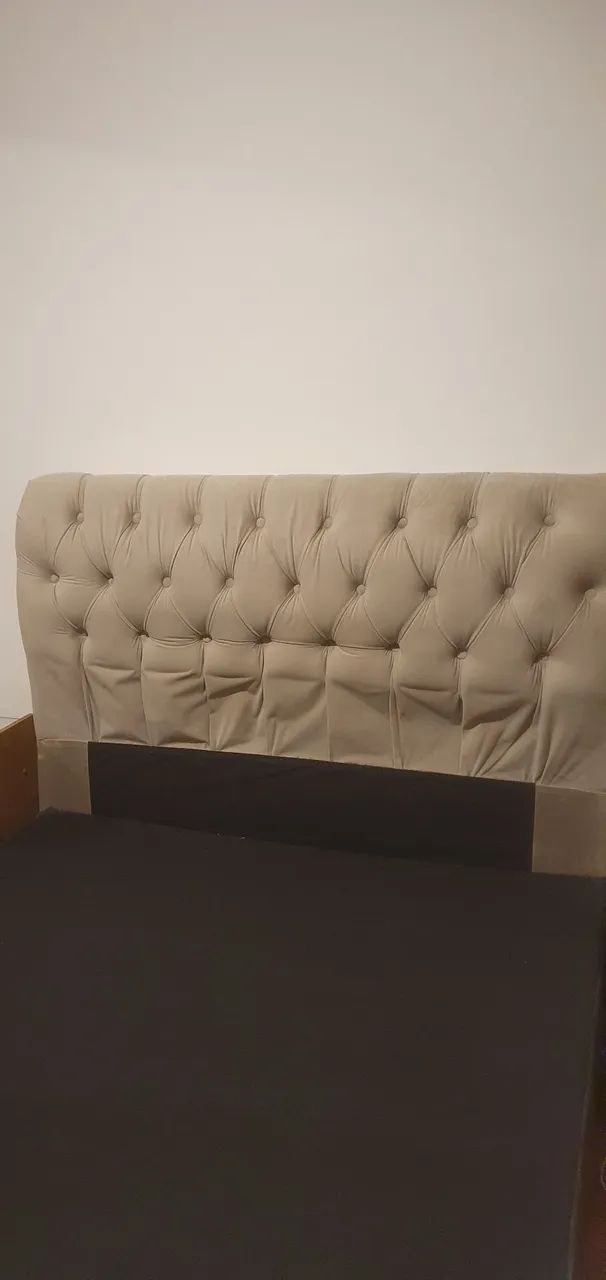 Cama box e cabeceira casal (Preço baixo para vender rápido)